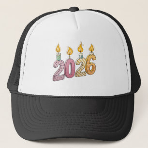 Gorra De Camionero Imagen 2026 impresa sobre llamas de velas brillant