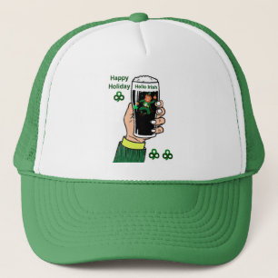 Gorra De Camionero Imagen de bebida irlandesa para camionero-gorra
