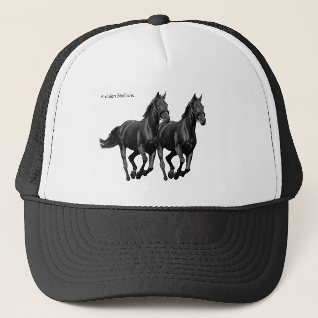 Gorra De Camionero Imagen de caballo para el tapón (Anverso)