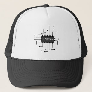 Gorra De Camionero Imagen de chip IC de equipo personalizado