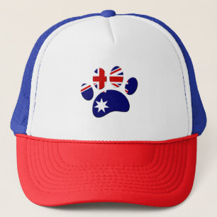 Gorra De Camionero Imagen de la página de perro de la bandera de Aust