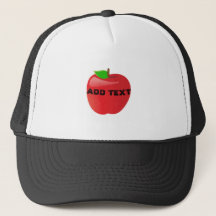 Imagen de manzana roja vibrante impresa en el cent