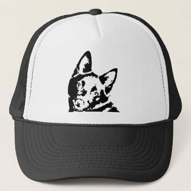 Gorra De Camionero Imagen de Schipperke (Anverso)
