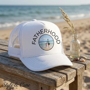 Gorra De Camionero Imagen de texto personalizado Paternidad Inspirada