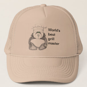 Gorra De Camionero Imagen del cocinero del oso de panda