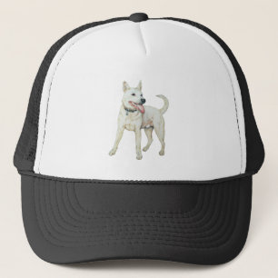 Gorra De Camionero imagen original del bulldog blanco americano jadea