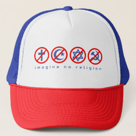 Gorra De Camionero Imaginen ninguna religión contra los comunistas