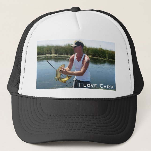 Gorra De Camionero IMG_2702, amo la carpa - CarpKillers Inc. (Anverso)