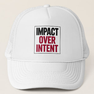 Gorra De Camionero Impacto Sobre Intención