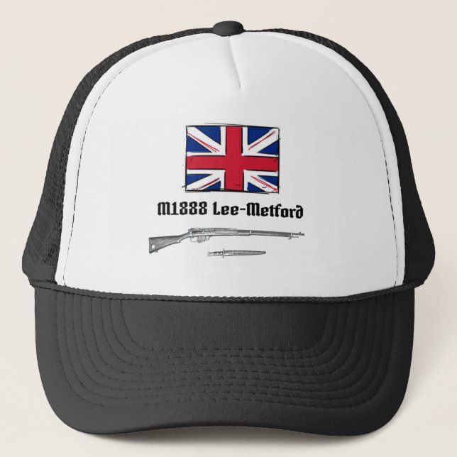 Gorra De Camionero Imperio británico P1888 Lee Metford Rifle (Anverso)