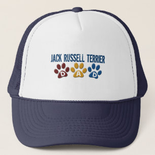 Gorra De Camionero Impresión 1 de la pata del papá de Jack Russell