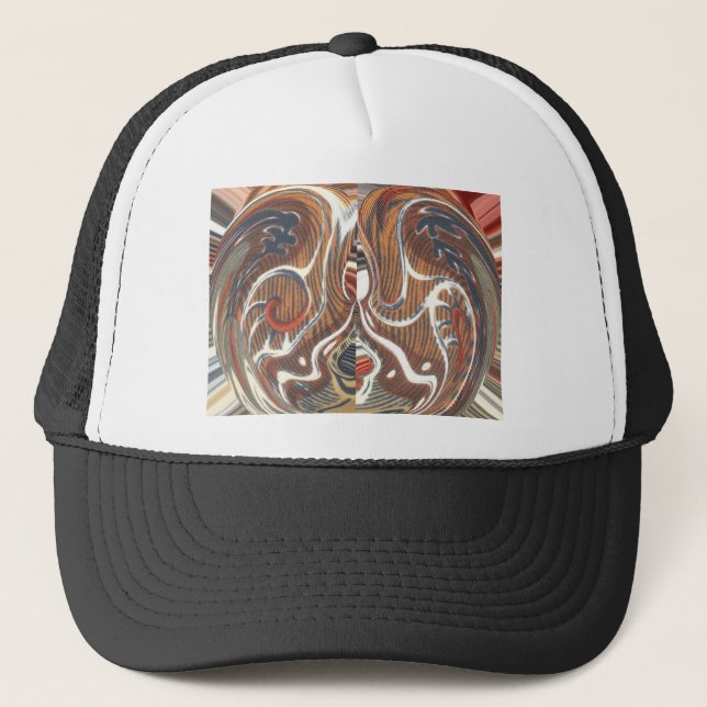 Gorra De Camionero Impresión de arte abstracto africano (Anverso)