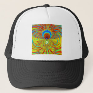 Gorra De Camionero Impresión de arte colorida en Kaleidoscope