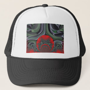 Gorra De Camionero Impresión de arte de Aurora Roja