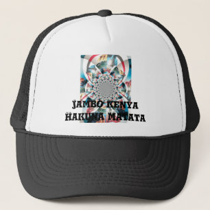 Gorra De Camionero Impresión de arte keniano en taxistas kenianos