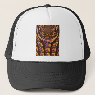 Gorra De Camionero Impresión de arte psicodélica de Pascua Kaleidosco