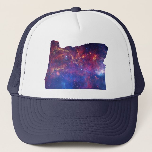 Gorra De Camionero Impresión de la galaxia de Oregon (Anverso)
