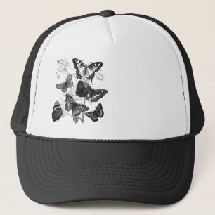 Gorra De Camionero Impresión de mariposas de mariposas de mariposas d