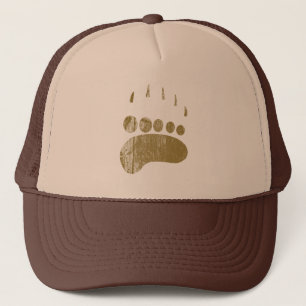 Gorra De Camionero Impresión de oso pardo