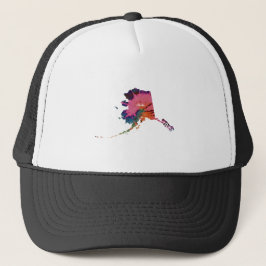 Gorra De Camionero Impresión de tinte de alaska