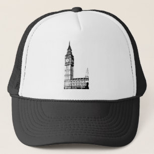 Gorra De Camionero Impresión monótona de LONDRES BIG BEN