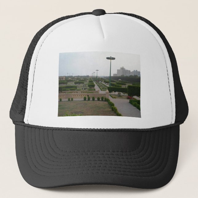 Gorra De Camionero Impresión paisajística de Benazir Park (Anverso)