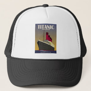Gorra De Camionero Impresión titánica del art déco del revestimiento