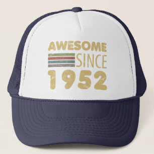 Gorra De Camionero Impresionante cosecha vintage 1952 70º cumpleaños