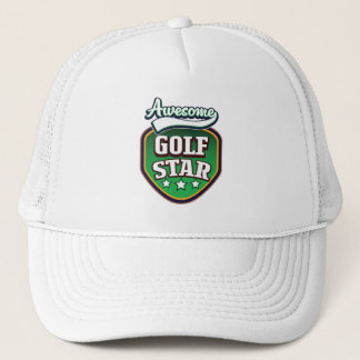 Gorra De Camionero Impresionante estrella del golf