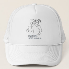 Gorra De Camionero Impresionante papá caos rey - Gracioso regalo del 