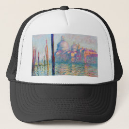 Gorra De Camionero Impresionante pueblo de Monet Le Grand Canal