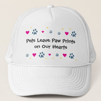 Gorra De Camionero Impresiones de la pata de la licencia de los