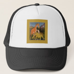 Gorra De Camionero Imprimir arte de trío africano