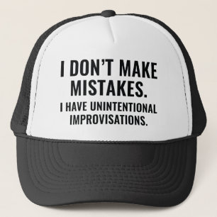Gorra De Camionero Improvisiones no intencionales