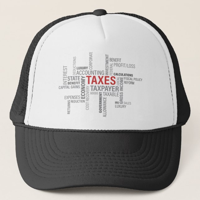 Gorra De Camionero "Impuestos" (Anverso)
