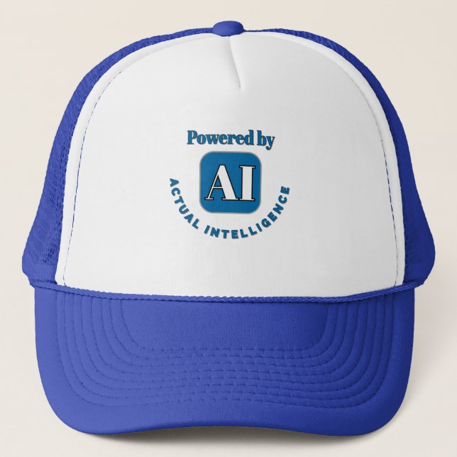 Gorra De Camionero Impulsado por IA - Inteligencia real (Anverso)