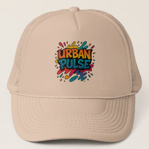 Gorra De Camionero Impulso urbano - Tee de arte callejero vibrante