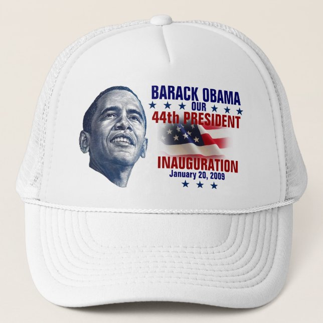 Gorra De Camionero Inauguración de Obama (Anverso)