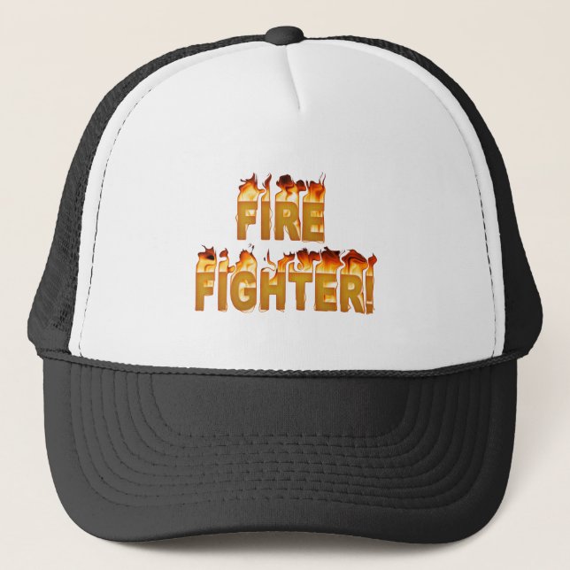 Gorra De Camionero INCENDIO EN Flames (Anverso)