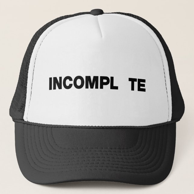 GORRA DE CAMIONERO INCOMPL TE (Anverso)