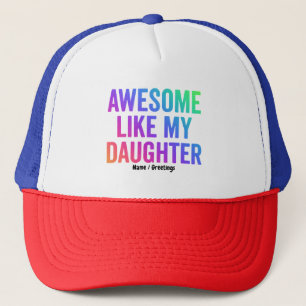 Gorra De Camionero Increíble como mi hija, divertidos regalos del día