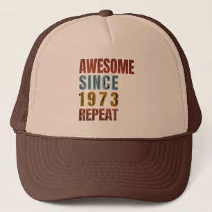 GORRA DE CAMIONERO INCREÍBLE DESDE 1973 REPETIR