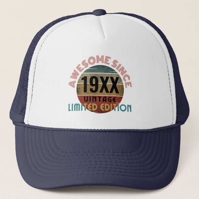 GORRA DE CAMIONERO INCREÍBLE DESDE LA EDICIÓN LIMITADA 19XX (Anverso)