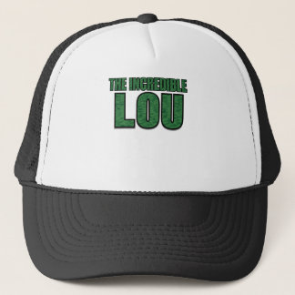 Gorra De Camionero Increíble Lou - Tipografía de Patrón de Ladrillo V