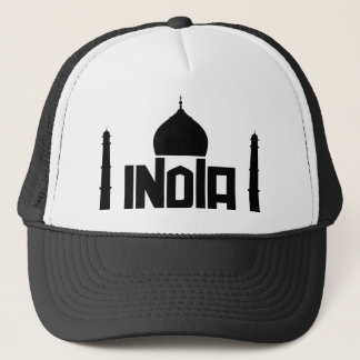 Gorra De Camionero India recuerdo Taj divertida Mahal tipografía