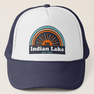 Gorra De Camionero Indian Lake New York Rainbow