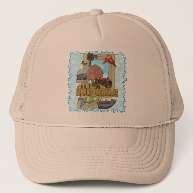 Gorra De Camionero indiana (Anverso)