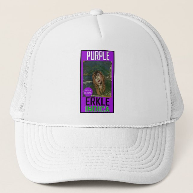 GORRA DE CAMIONERO INDICA ERKLE MORADA (Anverso)