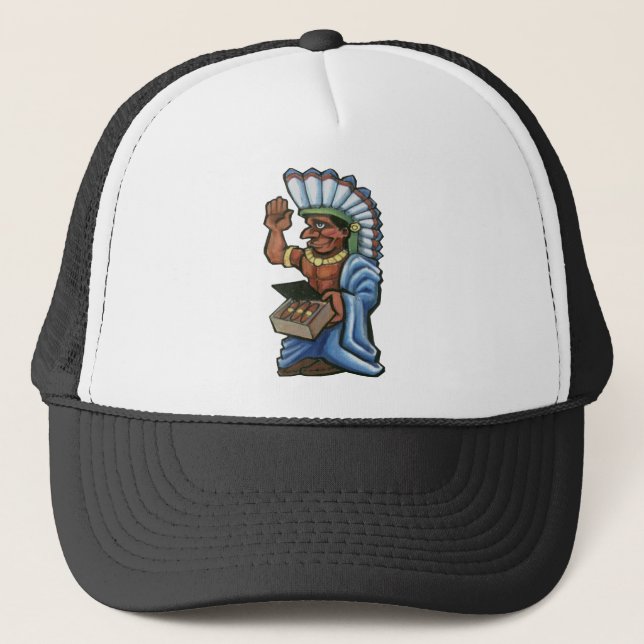 Gorra De Camionero Indio del cigarro (Anverso)