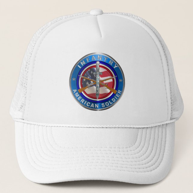 Gorra De Camionero Infantería del ejército 11 Bravo (Anverso)